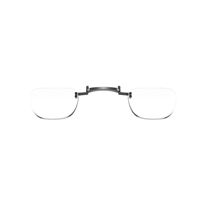 AR Eyeglasses with a black frame 